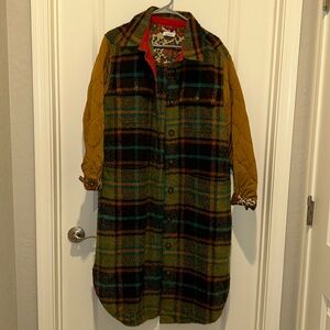 This is an over coat. Very warm. Worn once